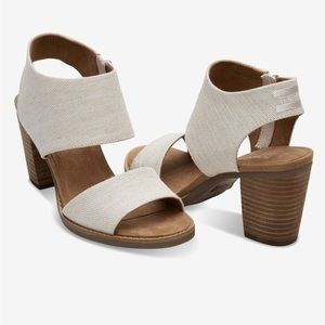 Toms | Majorca Cutout Natural Heel Size 8